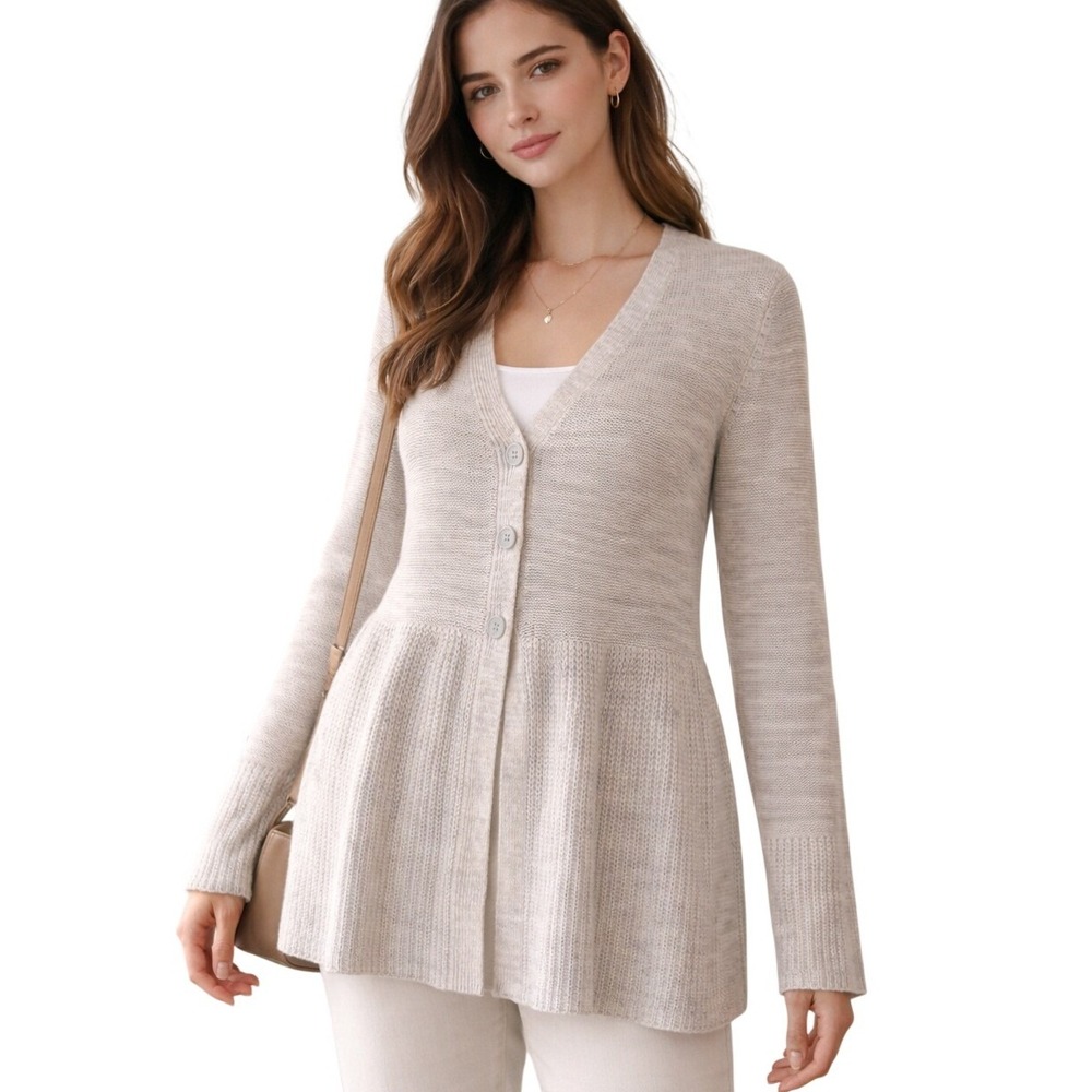 Style&Co/Long Cardigan‎ Three Button Sweater